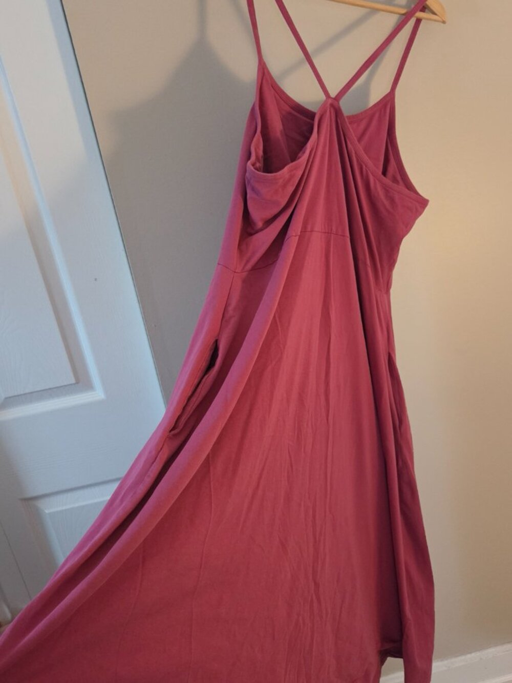 Pact - Organic Fit & Flare Midi Dress - Mulberry - XXL (Regular) - Picture 5 of 5